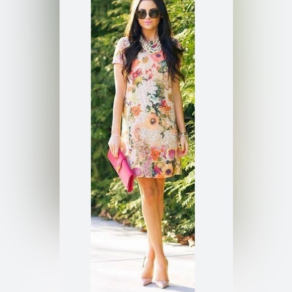 Tory Burch Kaley Floral Tweed Dress size 8 - Picture 16 of 16